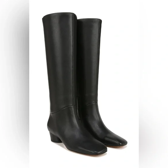 Vince - Ramona Leather Knee Boots - Picture 2 of 9